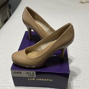 Madden Girl Tan Heels